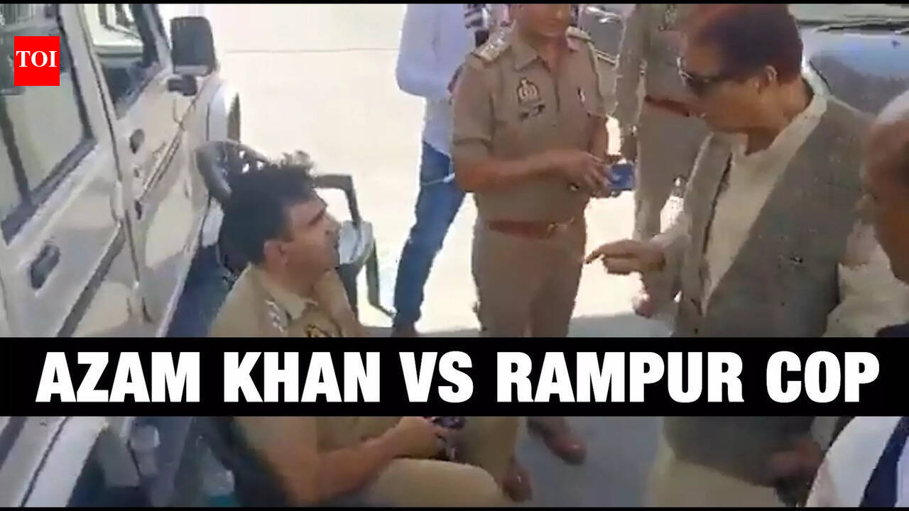 Watch: SP leader Azam Khan asks Rampur CO to remember Akhilesh’s favour ...