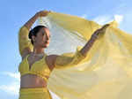 Surveen Chawla radiates elegance in yellow lehenga at Cannes