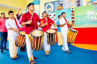 Kerala drums brings in festive sounds to Singapore