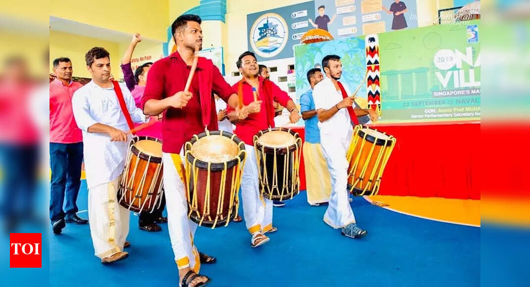 Kerala drums brings in festive sounds to Singapore Malayalam Movie