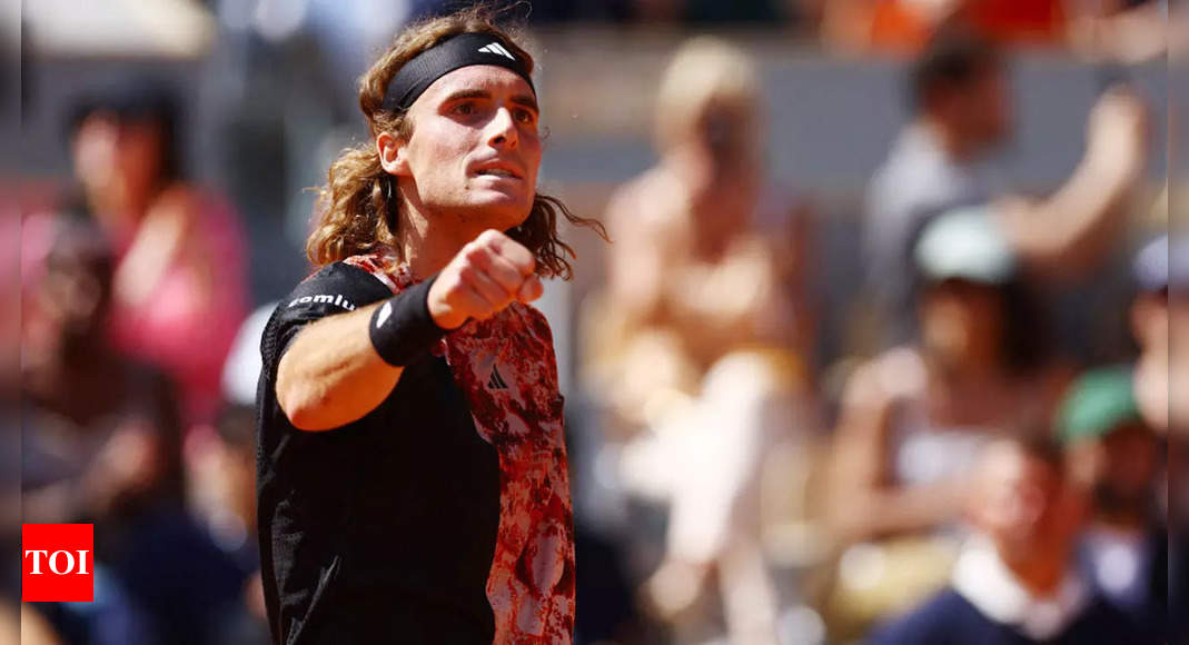 Tsitsipas survives Vesely scare in French Open first spherical | Tennis Information – Instances of India