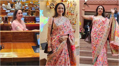 Hema Malini shares inside pictures of the new Parliament building