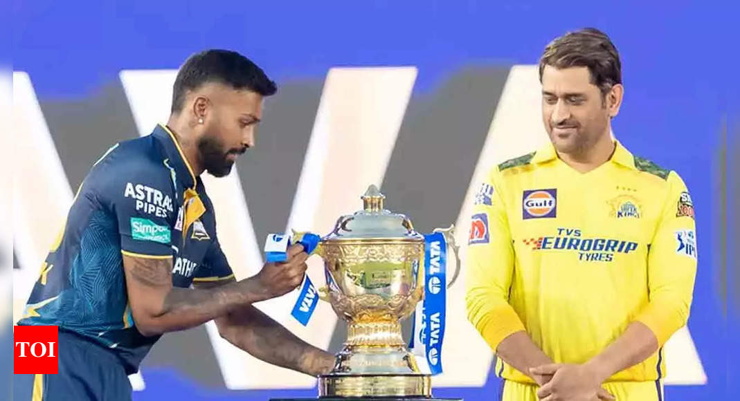 IPL 2023 Final: Gujarat Titans to be declared champions if match is washed off on Monday | Cricket News – Times of India