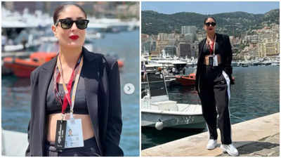 Kareena Kapoor Khan among celebrity royalty at glitzy Monaco Grand Prix; serves major boss lady vibes in a power suit