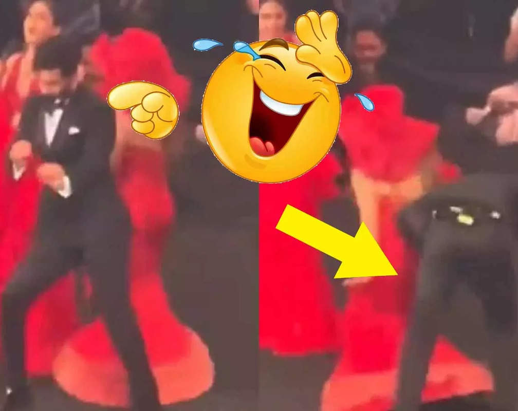 
Vicky Kaushal almost trips after he lost his balance due to Rakhi Sawant's dance - WATCH the LOL video
