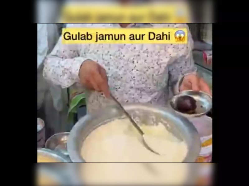 Food vlogger tries unusual combination of gulab jamun and curd, video goes viral