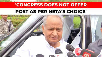 Ashok Gehlot vs Sachin Pilot: Neta can’t demand a post in Congress, says Rajasthan CM