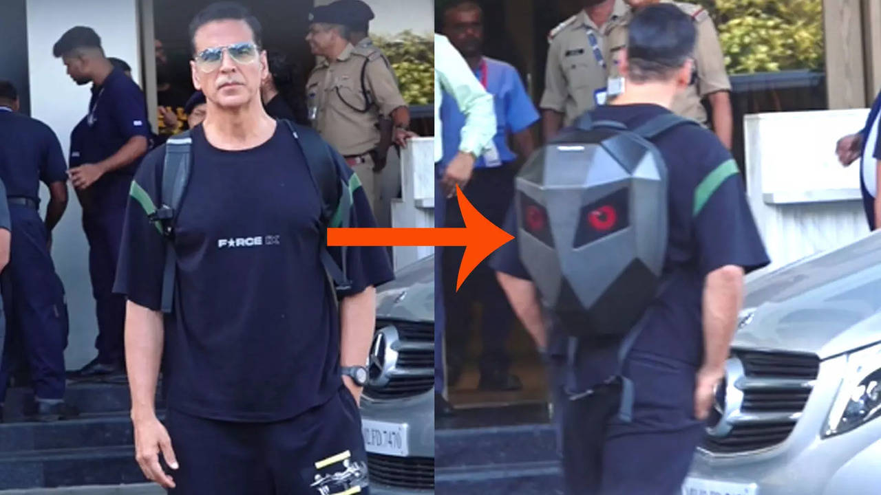 Noticed Akshay Kumar's Funky Bag Here? Well, It Costs Rs 35,000 - News18