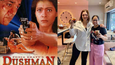 Pooja Bhatt celebrates 25 years of 'Dushman' with Tanuja Chandra, says she wants to be back on the set with her - Pics inside