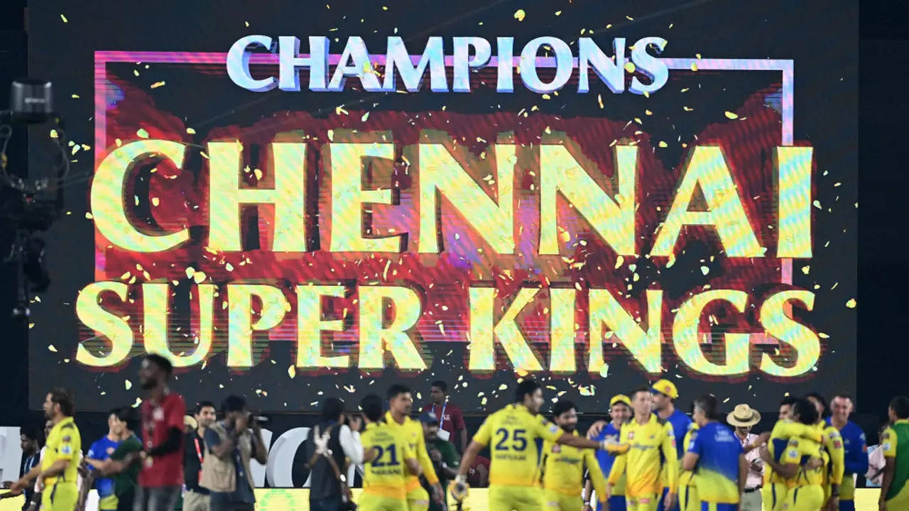 CSK vs GT highlights, IPL 2023 Final: Chennai Super Kings beat defending  champions Gujarat Titans in rain-marred final to clinch 5th title - The  Times of India