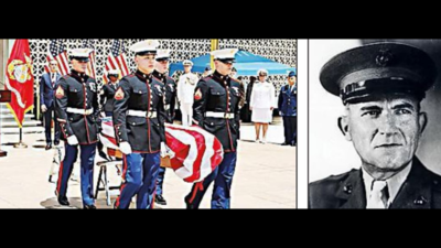 Decorated US war veteran's body flies home for reburial 58 yrs after death in Darjeeling