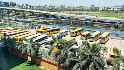 BMC still to clear debris on BKC school plot, say parents