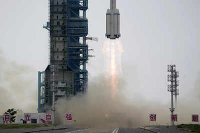China launches mission with first civilian to space station