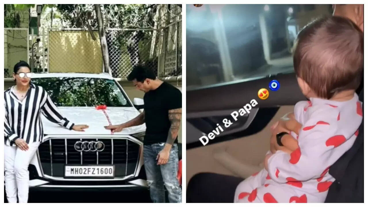 Bipasha Basu and Karan Singh Grovers daughter Devis new ride is a swanky  Audi Q7 - watch video | Hindi Movie News - Times of India