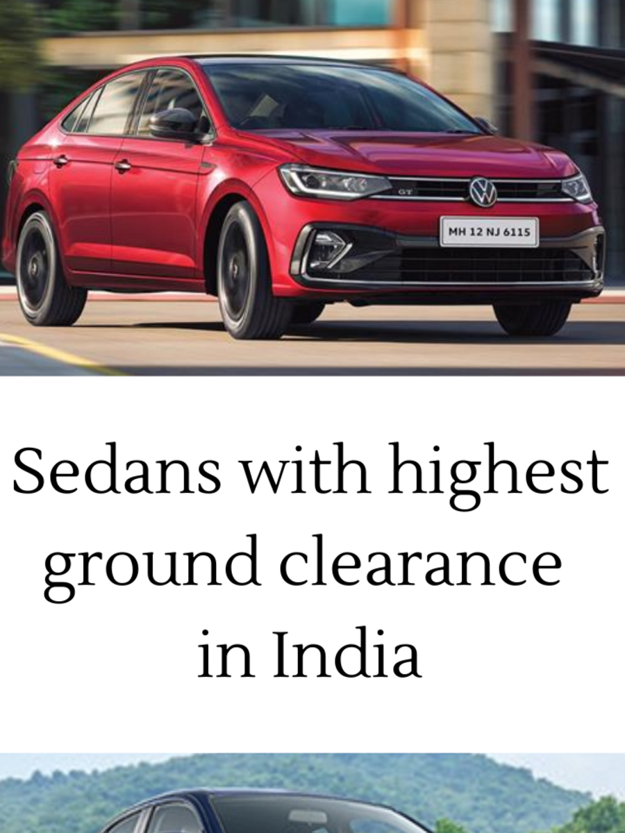 Sedans with highest ground clearance Volkswagen Virtus to Honda Amaze