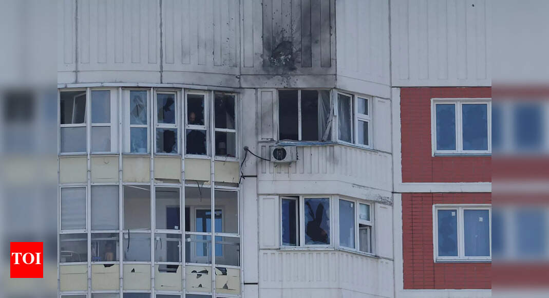 Ukraine war comes to Moscow as both capitals hit by drones – Times of India