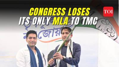 Congress has lost its lone MLA in West Bengal, Bayron Biswas