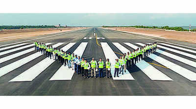 Mangaluru airport recarpets 2.4km long runway in 75 days