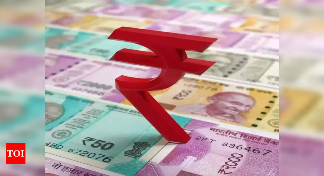 Rupee falls 3 paise to 82.70 against US dollar – Times of India