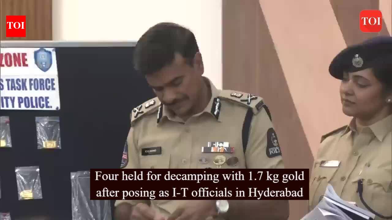 income tax: Hyderabad police nab fake I-T officers who looted gold coins
