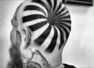 Man's tattoo looks like a hole in his head