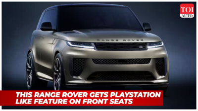 Cool car tech: 2023 Range Rover Sport SV gets front seats with PlayStation-like haptic feedback