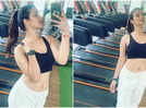 Mahima Gupta shows her perfect curves in stylish gym outfit
