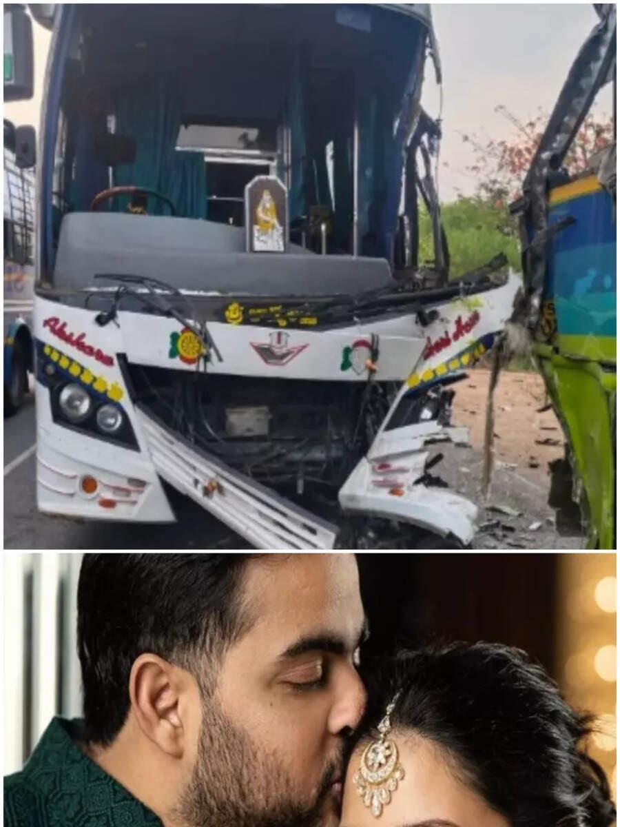 Top Entertainment News Pushpa 2 Team Gets Injured In Bus Accident, Akash Ambani, Shloka Mehta