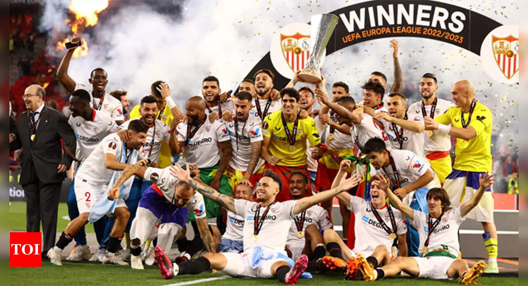 Sevilla beat Roma on penalties to win record-extending seventh Europa League title | Football News – Times of India