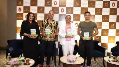 Shikhar Dhawan launches Luke Coutinho's new book 'Small Wins Everyday' in Delhi