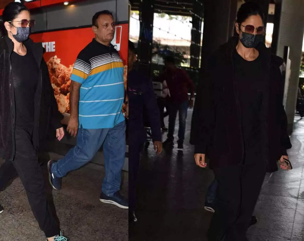 
Katrina Kaif rocks the all-black outfit look, gets spotted in oversized clothes amid pregnancy rumours
