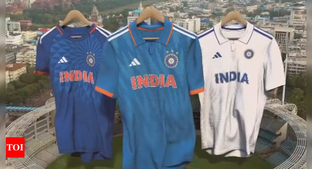 India's jersey for ODI World Cup 2023 officially unveiled by Adidas - India  Today