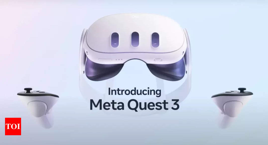 Meta: Apple effect: Facebook parent Meta announces Quest 3, its latest mixed reality headset – Times of India