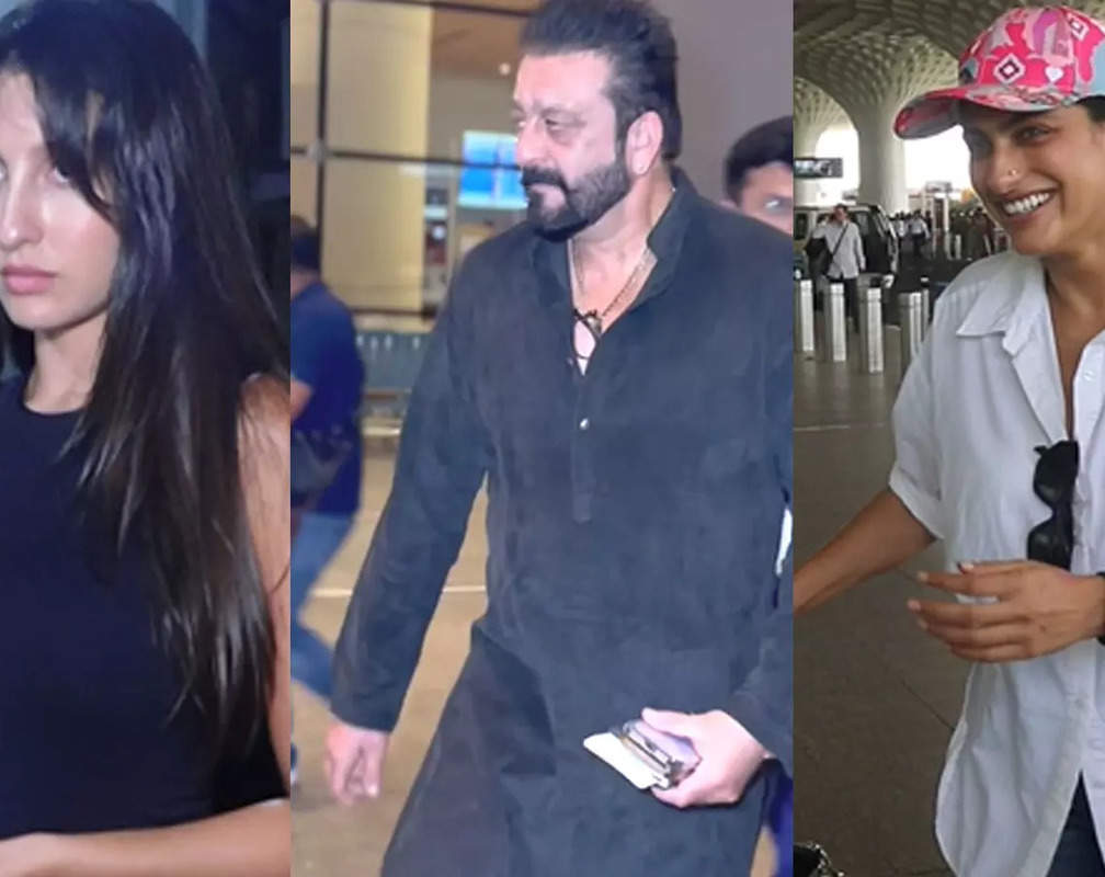 
#CelebrityEvenings: From Nora Fatehi to Sanjay Dutt, Bollywood celebs spotted in Mumbai
