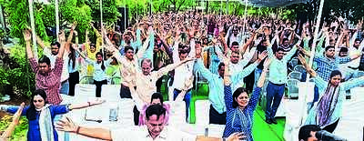 15 minutes of yoga mandatory at JMC-G