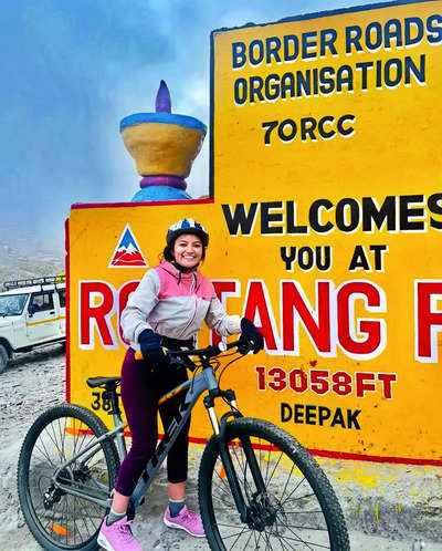 Cycling downhill is the best trip ever: Ski champ Aanchal Thakur