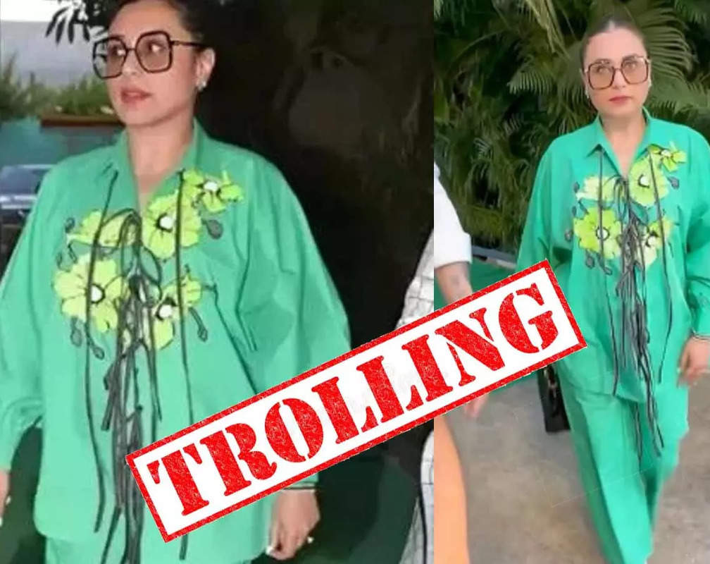 
'Who the hell dressed her like this??' - Rani Mukerji gets SLAMMED for wearing Ill-fitted green co-ord set
