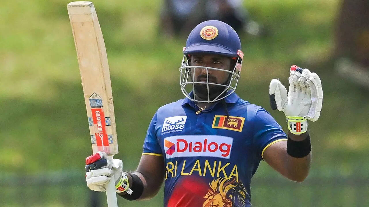 1st ODI: Charith Asalanka hits 91 to haul Sri Lanka to 268 against  Afghanistan | Cricket News - Times of India