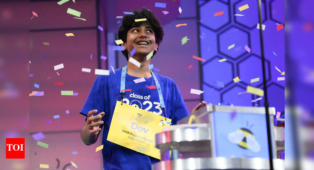 US Spelling Bee Indianorigin teenager Dev Shah wins America's