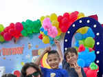 Rani Mukerji, Kanchi Kaul, Taimur Ali Khan and others attend Tusshar Kapoor's son Laksshya's Super Mario themed birthday party
