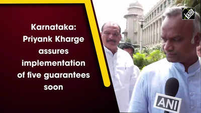 Karnataka: Priyank Kharge assures implementation of five guarantees soon