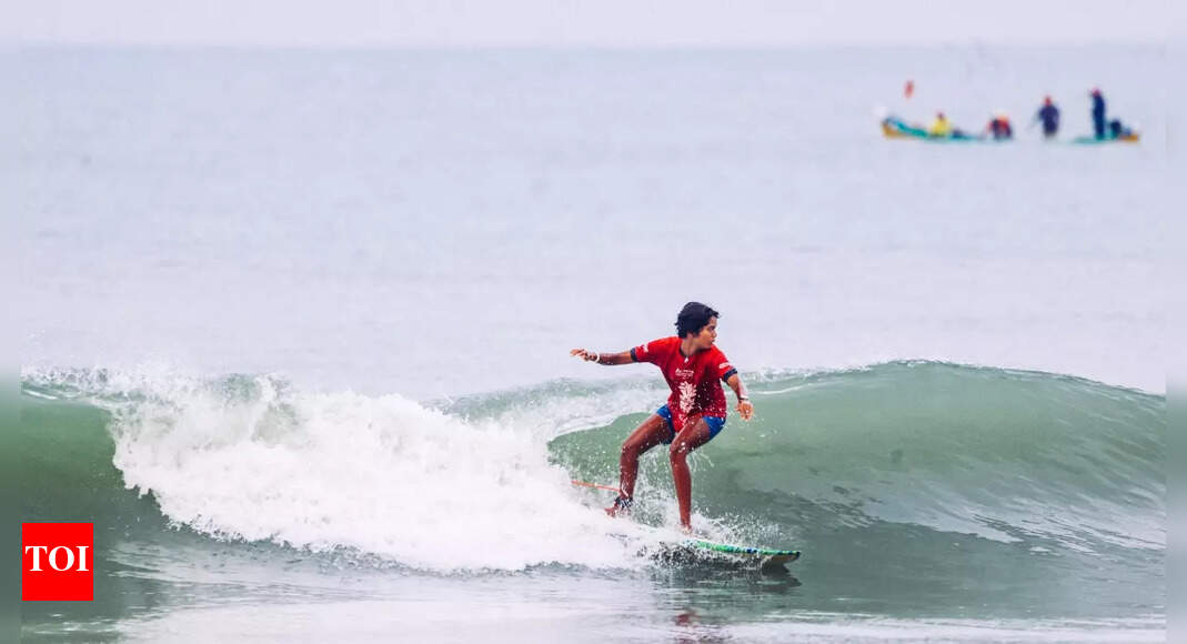 Indian open of Surfing Tamil Nadu surfers dominate on Day 2