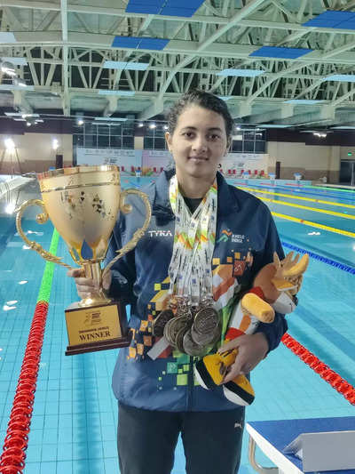 Swimmer Shrungi Wins Top Honour At Khelo India University Games 