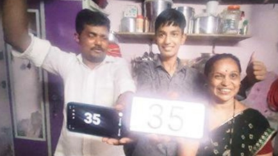 A 'perfect' 35 in all six subjects, Thane teen and family celebrate his clearing of exam