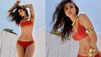 Fans go 'Ufff' as Mouni Roy turns up the heat in an orange bikini. See pics!