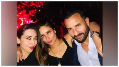 Kareena, Saif step out for family dinner with Karisma Kapoor, pics go viral