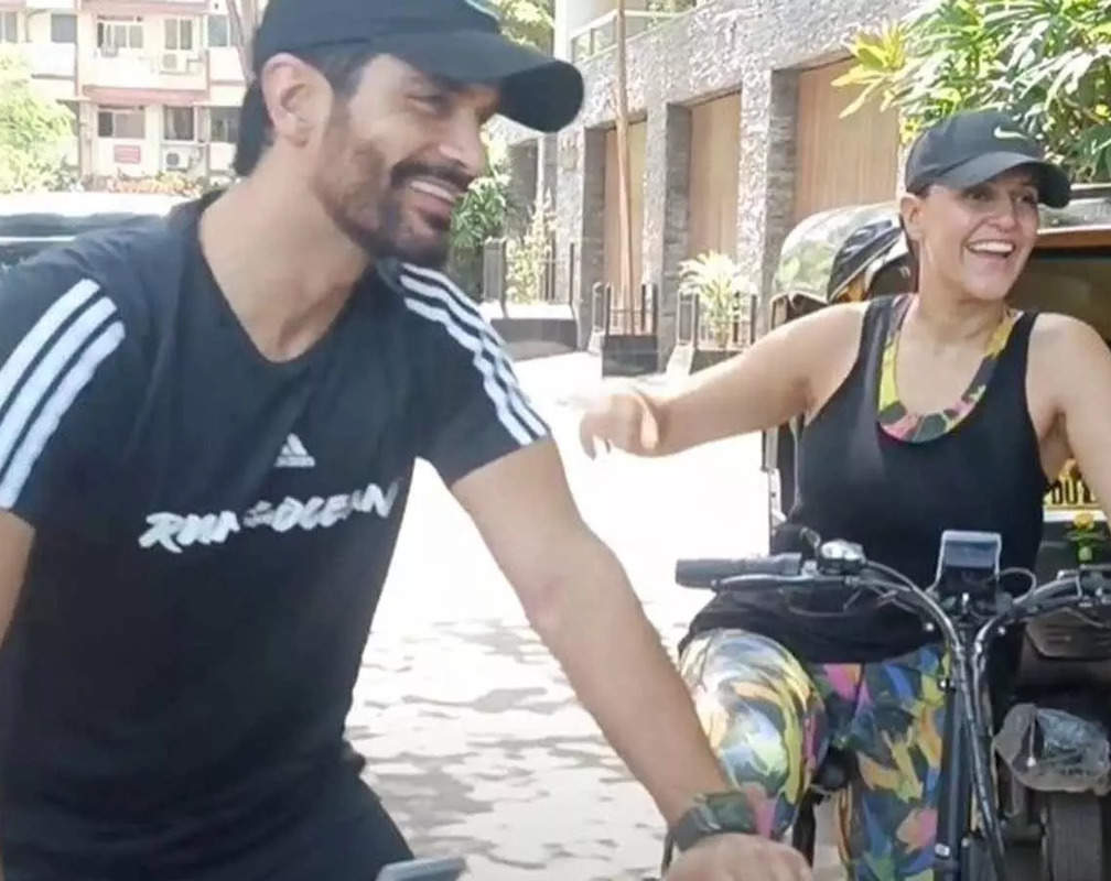 
On World Bicycle Day, Neha Dhupia and Angad Bedi call for alternative modes of transport
