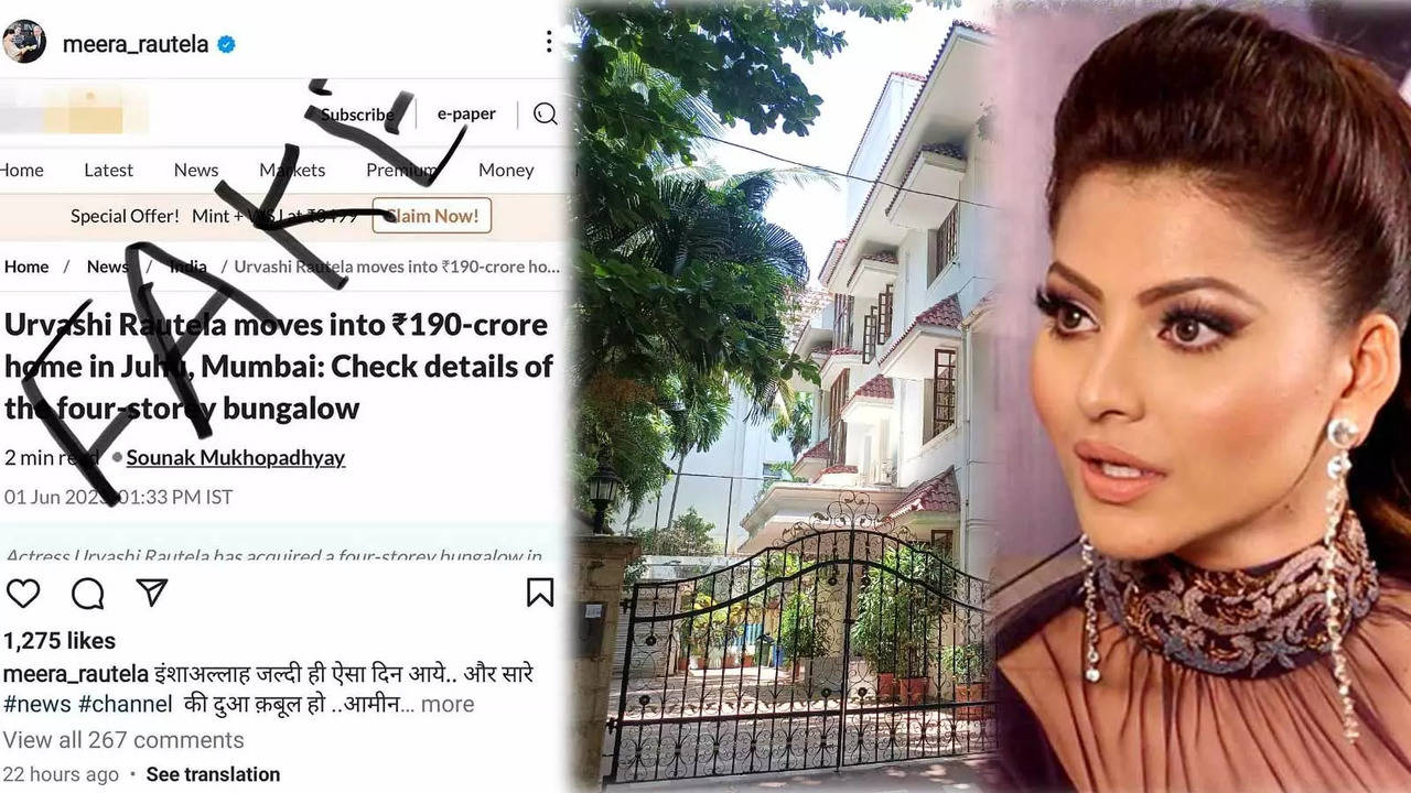 CONFUSION! Urvashi Rautela's mother calls reports of the actress ...