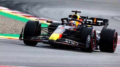 Verstappen dominates rain-affected practice session at Spanish Grand Prix