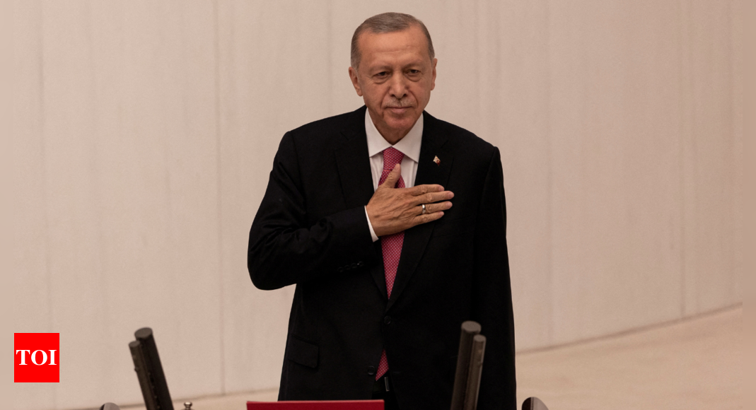 Erdogan: Turkey’s Erdogan takes oath of office, ushering in his third presidential term – Times of India